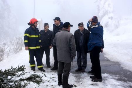 Včerajšnje dogajanje na cesti Kriška vas - Polževo